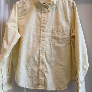 J. Crew Women’s Butter Yellow Oxford Shirt